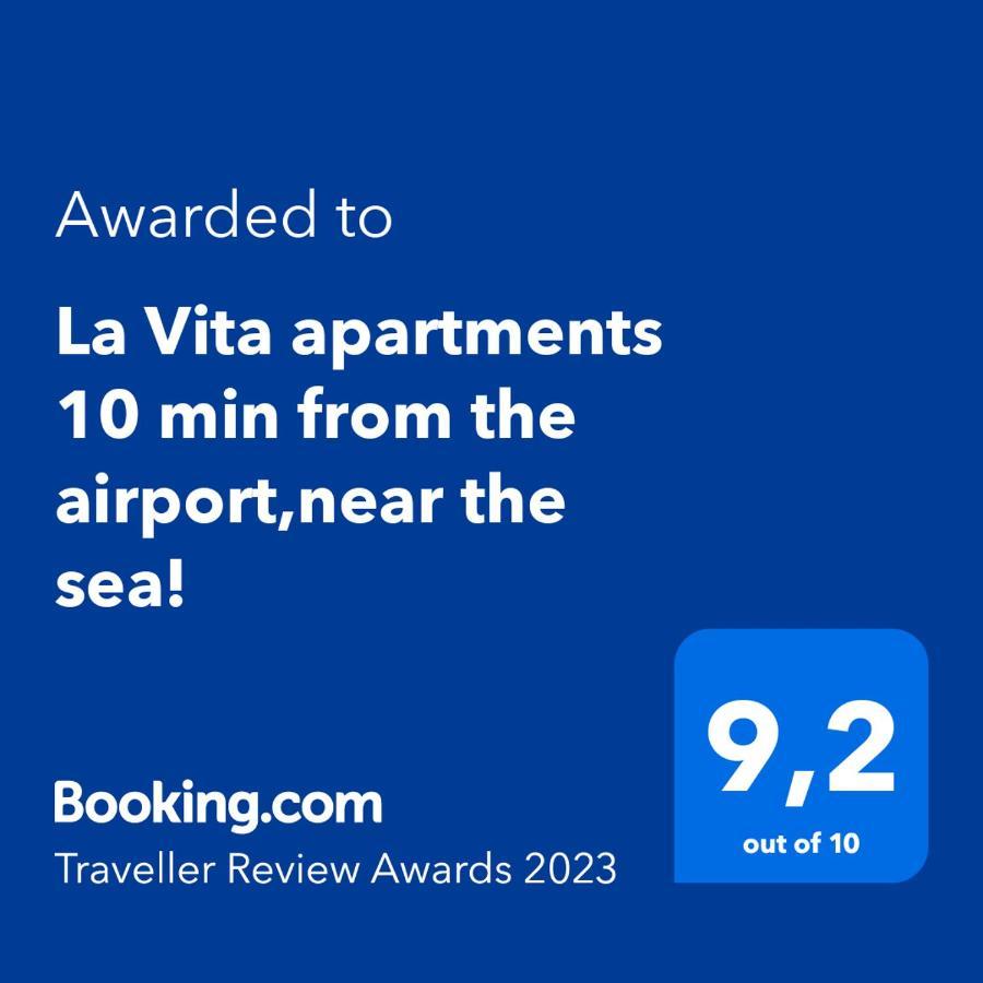 La Vita Apartments-Near Airport & Sea Ártemida Kültér fotó